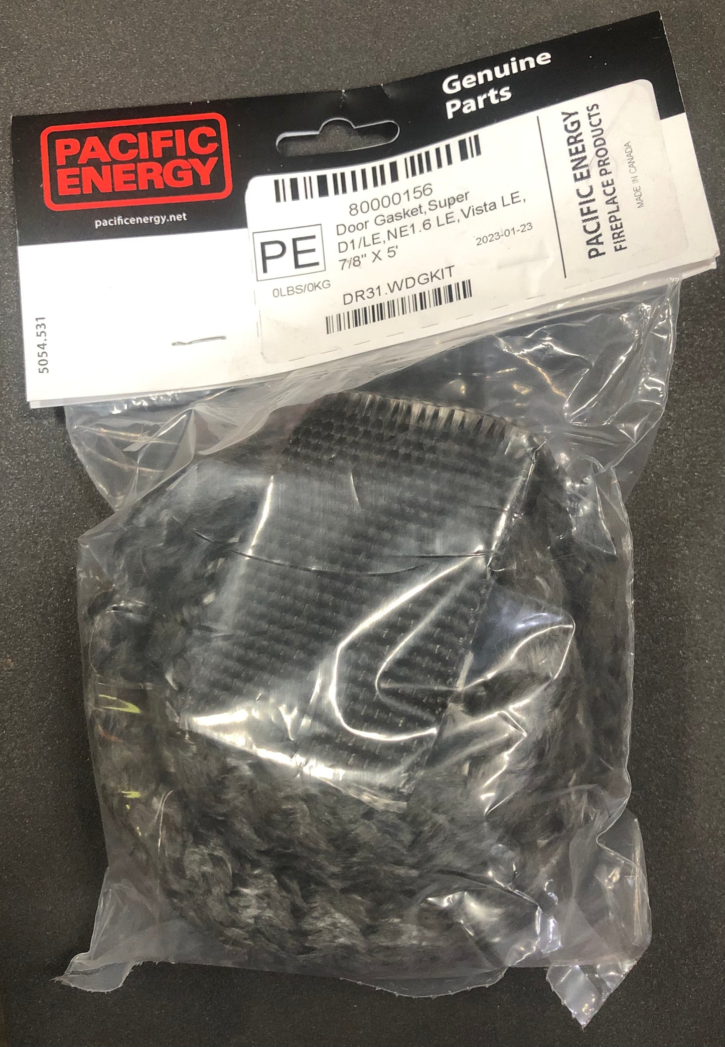 Door Gasket Kit - 7/8 Pacific Energy