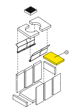 ESSE Top Baffle - suits 500 - 990